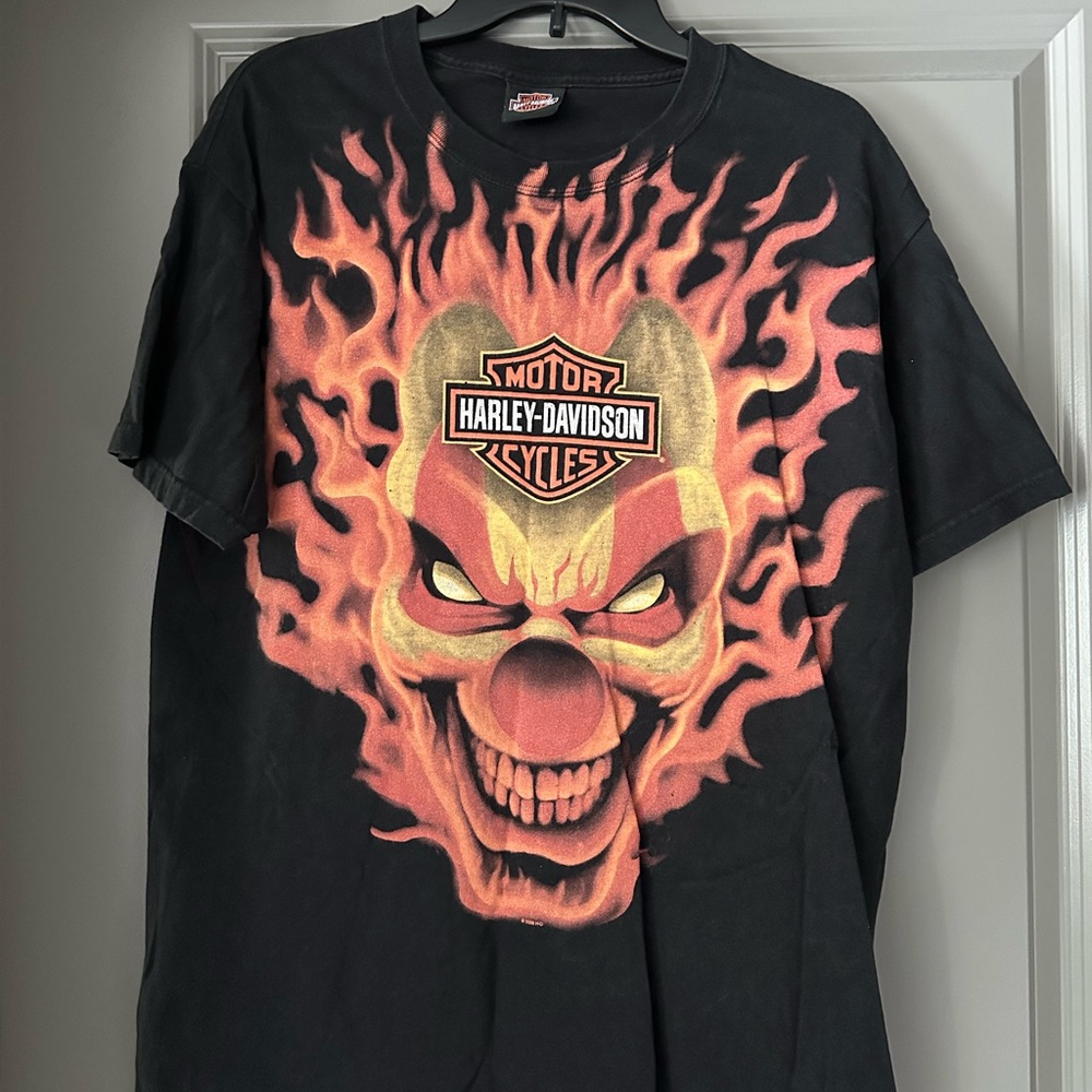 Harley-Davidson Fiery Clown Graphic Tee
